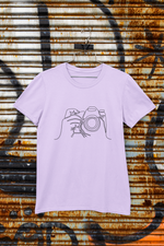 Rorrom Abstract Lavender T-shirt - Click Click