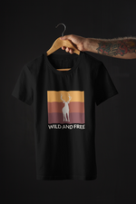 Rorrom Explore Black T-shirt - Wild & Free