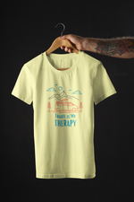 Rorrom Explore Yellow T-shirt - Travel is Therapy