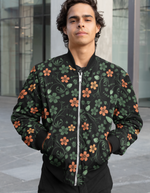 Rorrom High-Style Bomber Jacket - Floral Joy