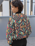 Rorrom High-Style Bomber Jacket - Modern Aurora