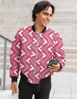 Rorrom High-Style Bomber Jacket - White Mosaic