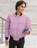 Rorrom High-Style Bomber Jacket - Pink Mirage