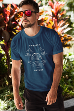 Rorrom Explore Navy Blue T-shirt - Embrace the Nature