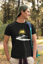 Rorrom Explore Black T-shirt - The Road less travelled