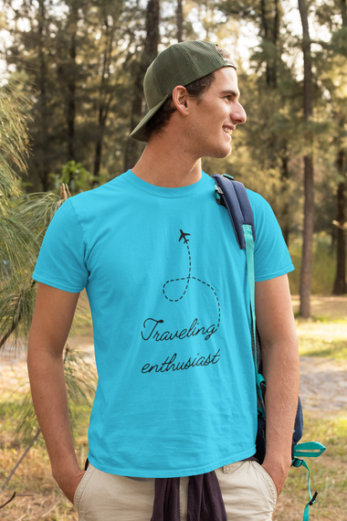Rorrom Explore Blue T-shirt - Travel Enthu