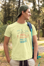 Rorrom Explore Yellow T-shirt - Travel is Therapy