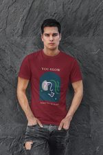 Rorrom Abstract Maroon T-shirt - Glow