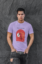 Rorrom Abstract Lavender T-shirt - Glow