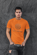 Rorrom Abstract Orange T-shirt - Eye of the God