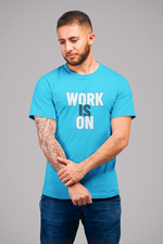 Rorrom WoW Blue T-shirt - Work in ON