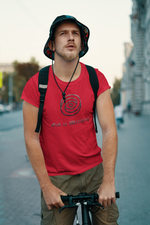 Rorrom Abstract Red T-shirt - Eye of the God