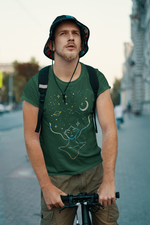 Rorrom Abstract Green T-shirt - Wonder Woman