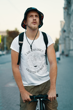 Rorrom Abstract White T-shirt - Creating Myself