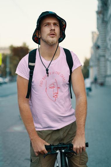 Rorrom Abstract Pink T-shirt - Beauty