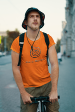 Rorrom Abstract Orange T-shirt - Eye of the God