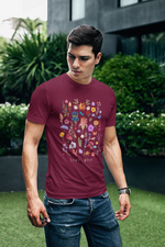 Rorrom Offbeat Maroon T-shirt - Blossom