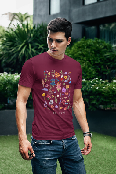 Rorrom Offbeat Maroon T-shirt - Blossom