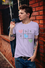 Rorrom Offbeat Lavender T-shirt - Tic Tac Toe