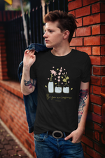 Rorrom Offbeat Black T-shirt - Happiness