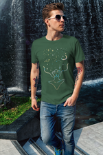 Rorrom Abstract Green T-shirt - Wonder Woman