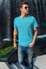 Rorrom Abstract Blue T-shirt - Music