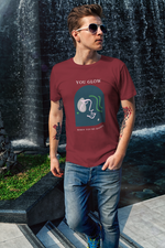 Rorrom Abstract Maroon T-shirt - Glow