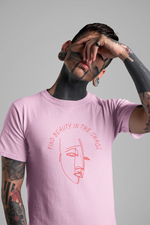 Rorrom Abstract Pink T-shirt - Beauty