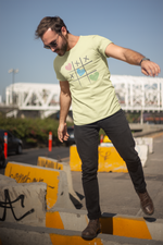 Rorrom Offbeat Yellow T-shirt - Tic Tac Toe