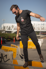 Rorrom Offbeat Black T-shirt - Flamingo