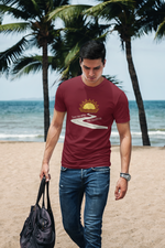 Rorrom Explore Maroon T-shirt - The Road less travelled