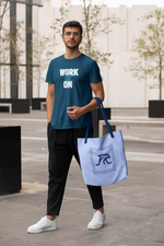 Rorrom WoW Navy Blue T-shirt - Work in ON