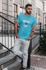 Rorrom WoW Blue T-shirt - Work in ON
