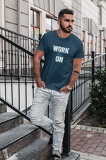 Rorrom WoW Navy Blue T-shirt - Work in ON