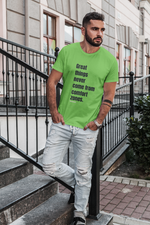Rorrom WoW Green T-shirt - Aim for Greatness