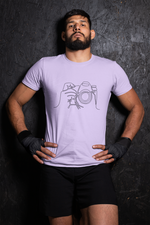 Rorrom Abstract Lavender T-shirt - Click Click