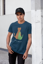 Rorrom Offbeat Navy Blue T-shirt - Just Relax