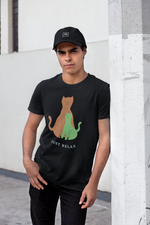 Rorrom Offbeat Black T-shirt - Just Relax