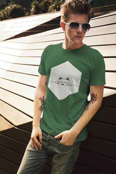 Rorrom Dapper Green T-shirt - Kittycat