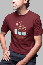 Rorrom Offbeat Maroon T-shirt - Happiness