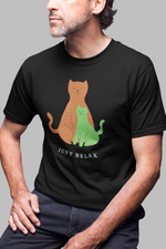 Rorrom Offbeat Black T-shirt - Just Relax
