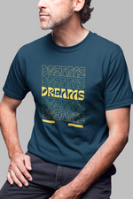 Rorrom Offbeat Navy Blue T-shirt - Dreams