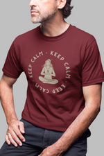 Rorrom Offbeat Maroon T-shirt - Keep Calm