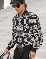Rorrom High-Style Bomber Jacket - Monochrome