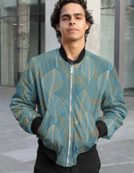 Rorrom High-Style Bomber Jacket - Blue Delight