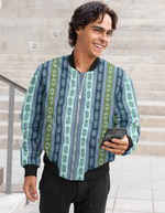 Rorrom High-Style Bomber Jacket - Vintage Blue