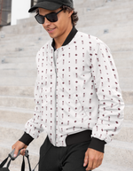 Rorrom High-Style Bomber Jacket - White Candor