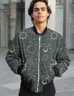 Rorrom High-Style Bomber Jacket - Midnight Sky